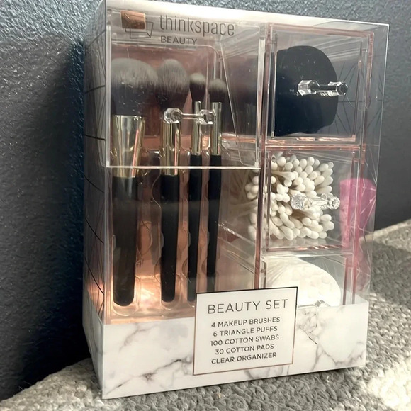 Beauty set acrylic clear tinted organizer (thinks-pace) - Picture 1 of 7